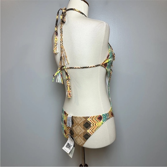 ⭐️NWT⭐️ RVCA "Yatzi" Boho Fringe one-piece swimsuit - Size: S - Picture 7 of 16